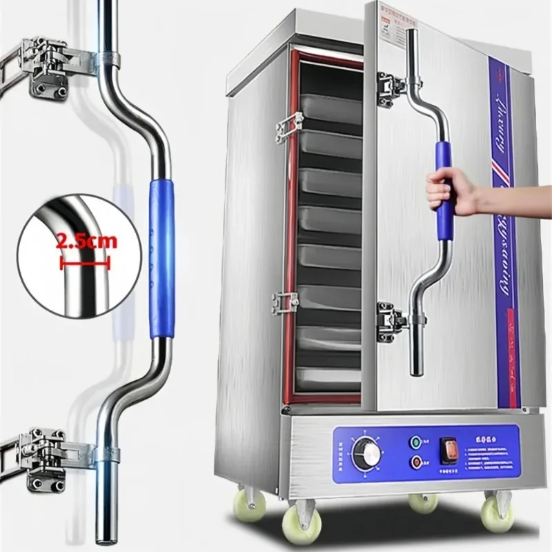 Fre Shippin to Singapore 12 Layers Elecctri 304 Stainless Steel Trays Food Steamer