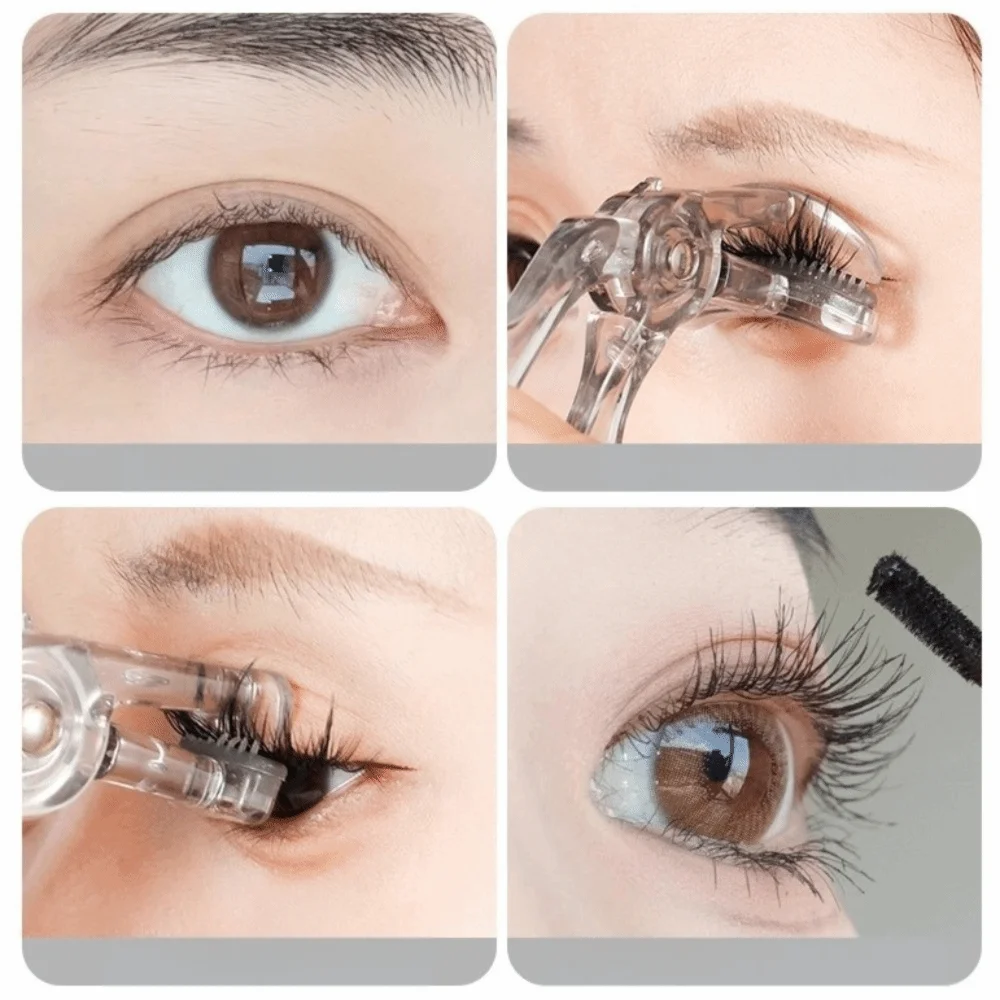 Professional Wide-Angle Eyelash Curler Partial Long-Lasting Lash Curler Plastic One-Clip Eyelash Curler Beauty Routine