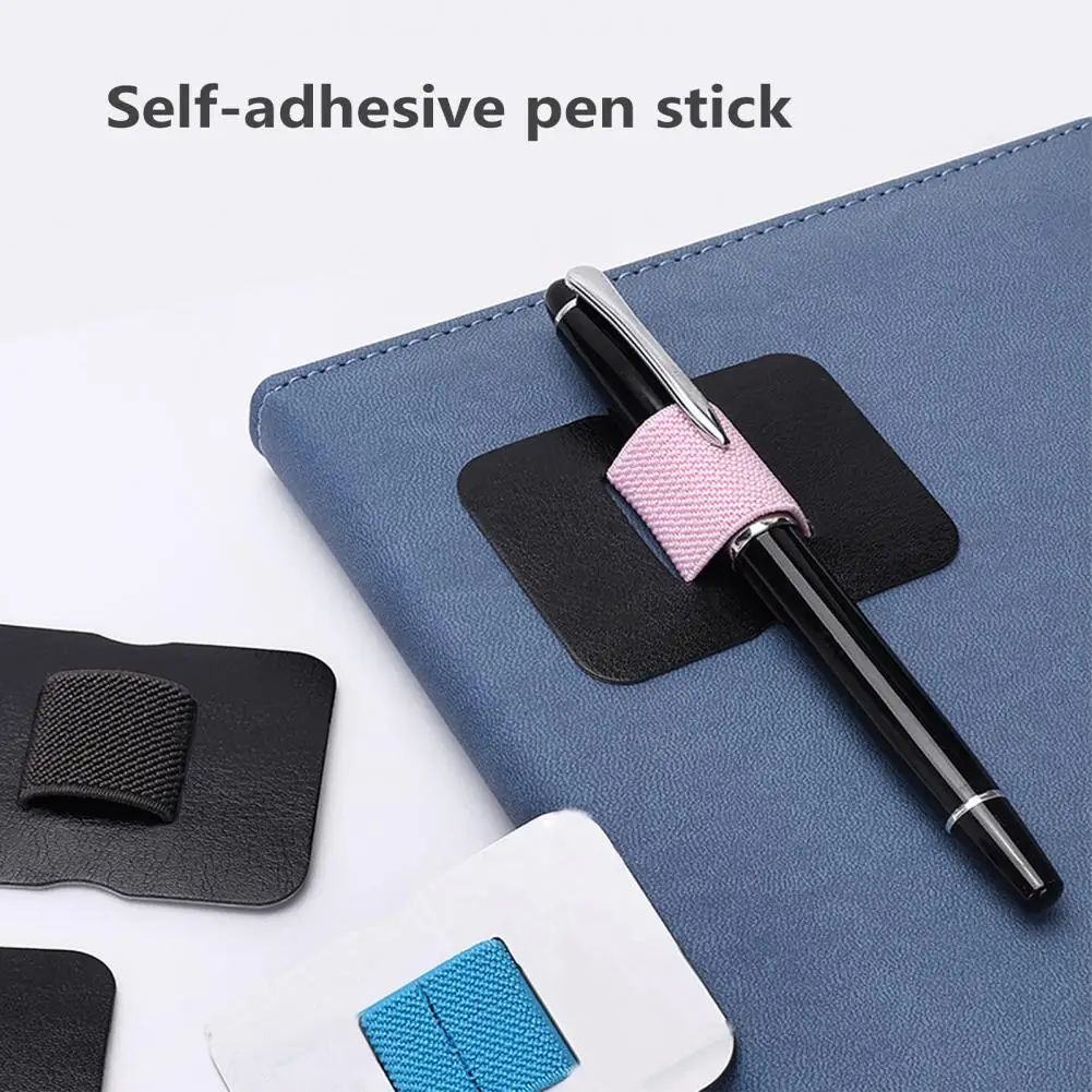 Pen Holder for Clipboards Securely Attach Pens Anywhere with Ultra-thin Self-adhesive Pen Holders for Notebooks Journals