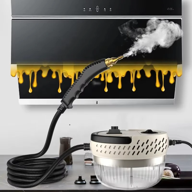 1400ML Steam Cleaner 2500W High Pressure Steam Cleaner Handheld High Temperature for Home Kitchen Bathroom Car Cleaning