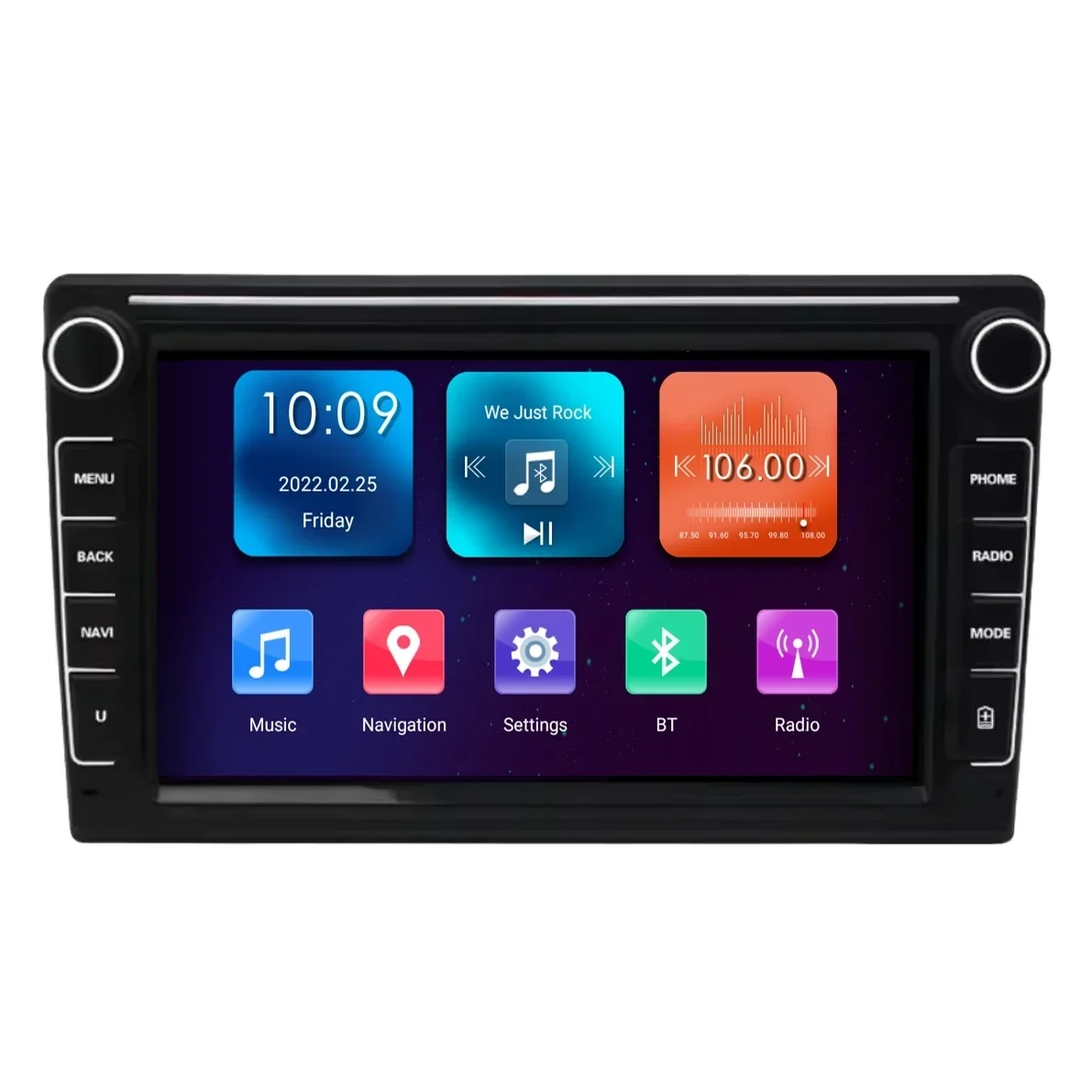 Android Car Radio 8 Inch Touch Screen Double Din 1+16GB radio BT WIFI GPS car dvd player  For VW/PASSAT/POLO/GOLF 5/6