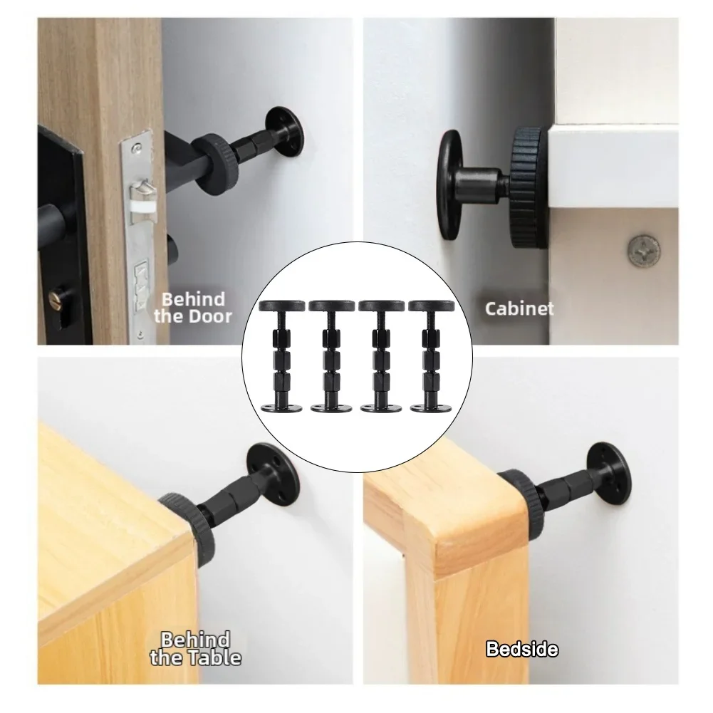 Adjustable Headboard Stopper Anti‑Shake Bed Frame Support Pads For Bed Or Sofa Cabinet Furniture Support Stability