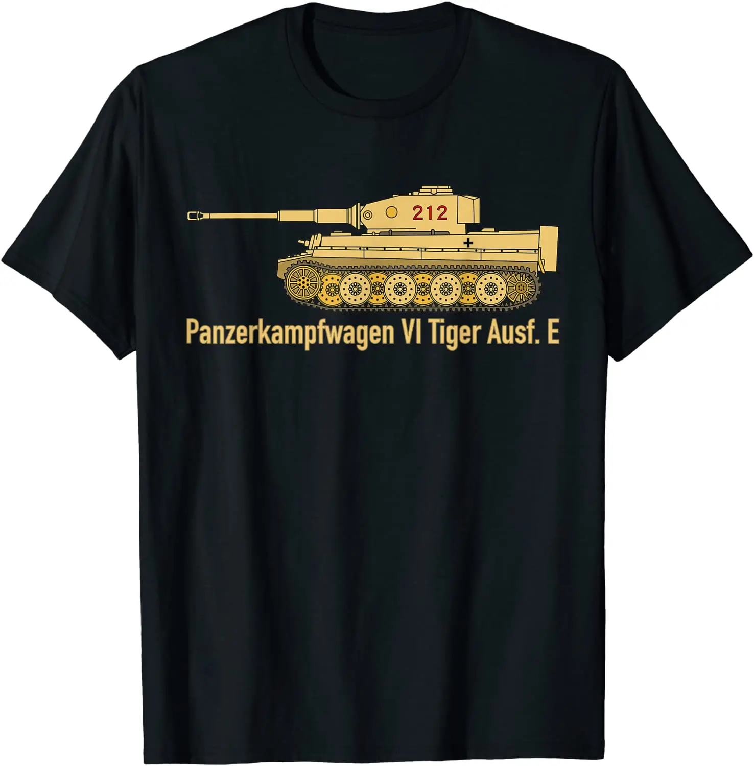 

Panzer VI Tiger 1 German WW2 Tank Men T-Shirt Short Sleeve Casual Cotton O-Neck Summer T Shirts