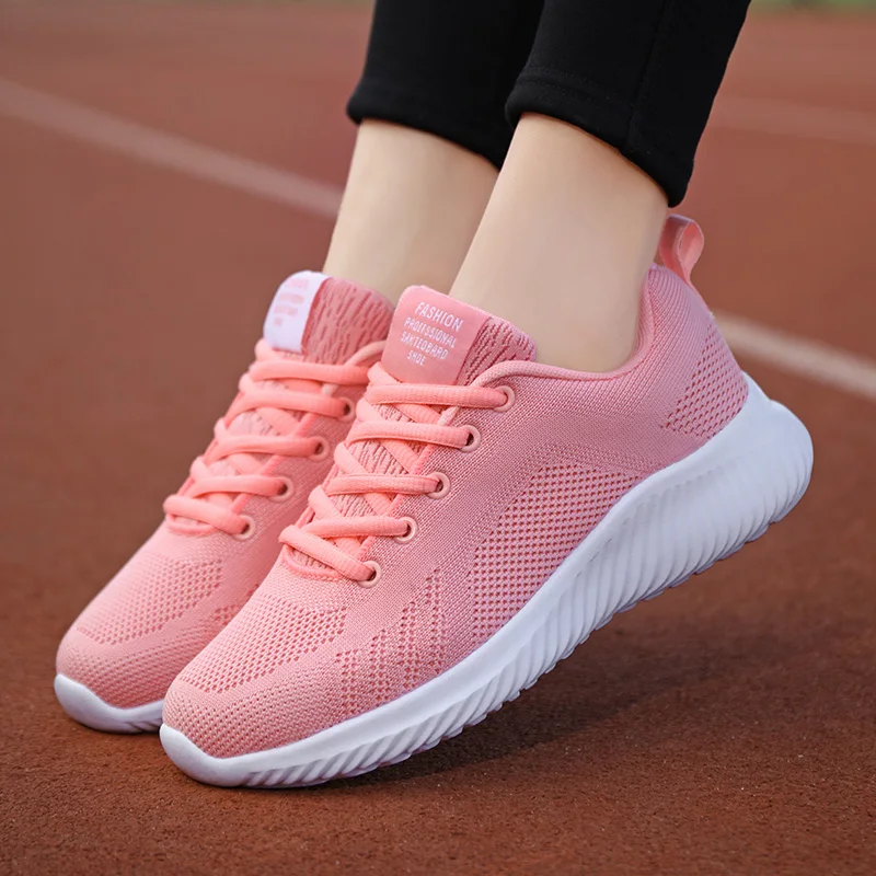 Summer Mesh Women's Shoes Tennis Breathable Platform Outdoor Leisure Sports New Comfortable Running Shoes Zapatos De Mujer