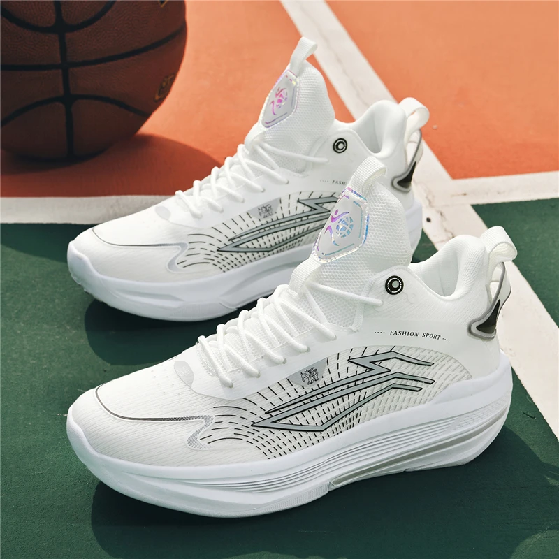 Men's High-Top Sneakers/Basket - Men Shoes White Colour 评论和价格