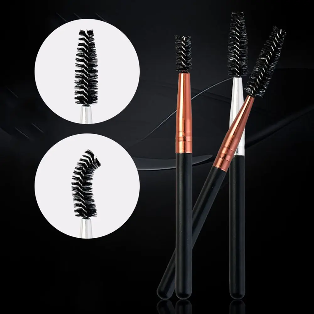 Women Portable Cosmetic Tool Beauty Brows Lash Eyelash Mascara Brushes Makeup Brush Eyelash Applicator Wands Eyebrow Brushes