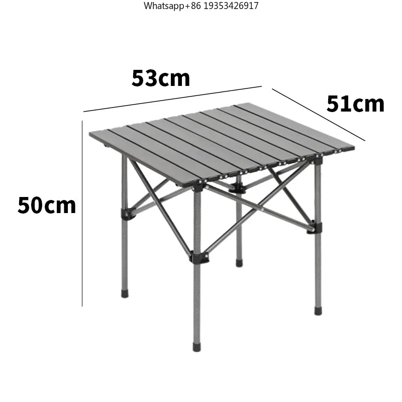 New outdoor folding tables and chairs folding stool portable tables and chairs self-driving dew suitable for camping picnic