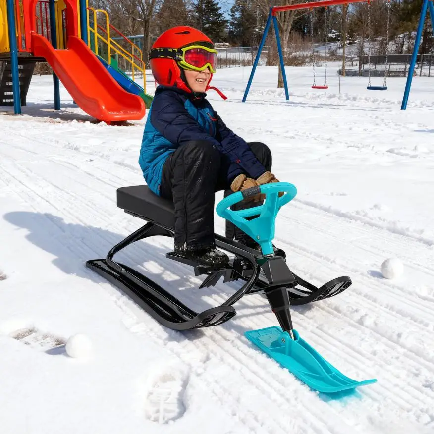 

Лыжные слайдеры для подростков, сани для катания на лыжах на открытом воздухе, отдельно стоящие, 220,5 фунтов, противоскользящие, прочные для зимних зимних видов спорта, детей, молодежи