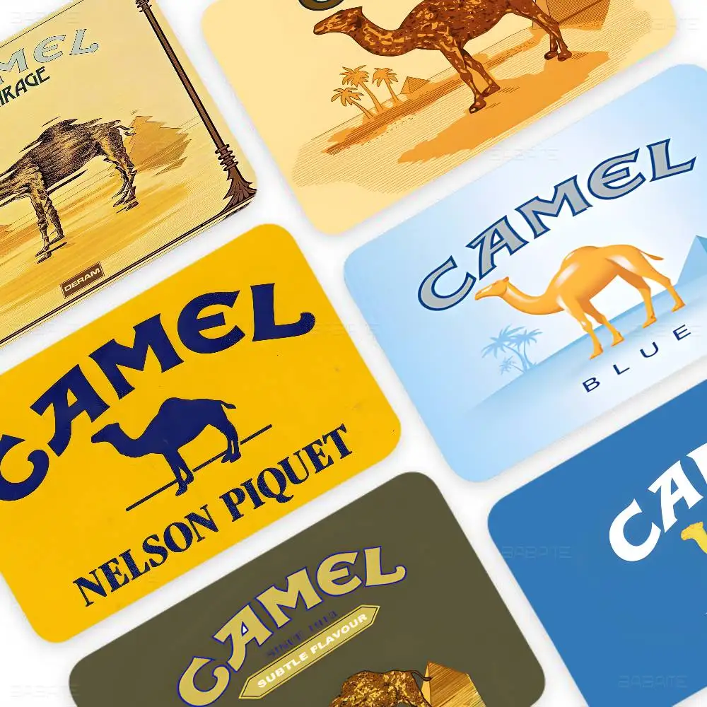 Tobacco Brand C-Camel Cartoon Credit Card Skin Stickers for Bank Card Bus Metro Card Sticker Waterproof Women Gift