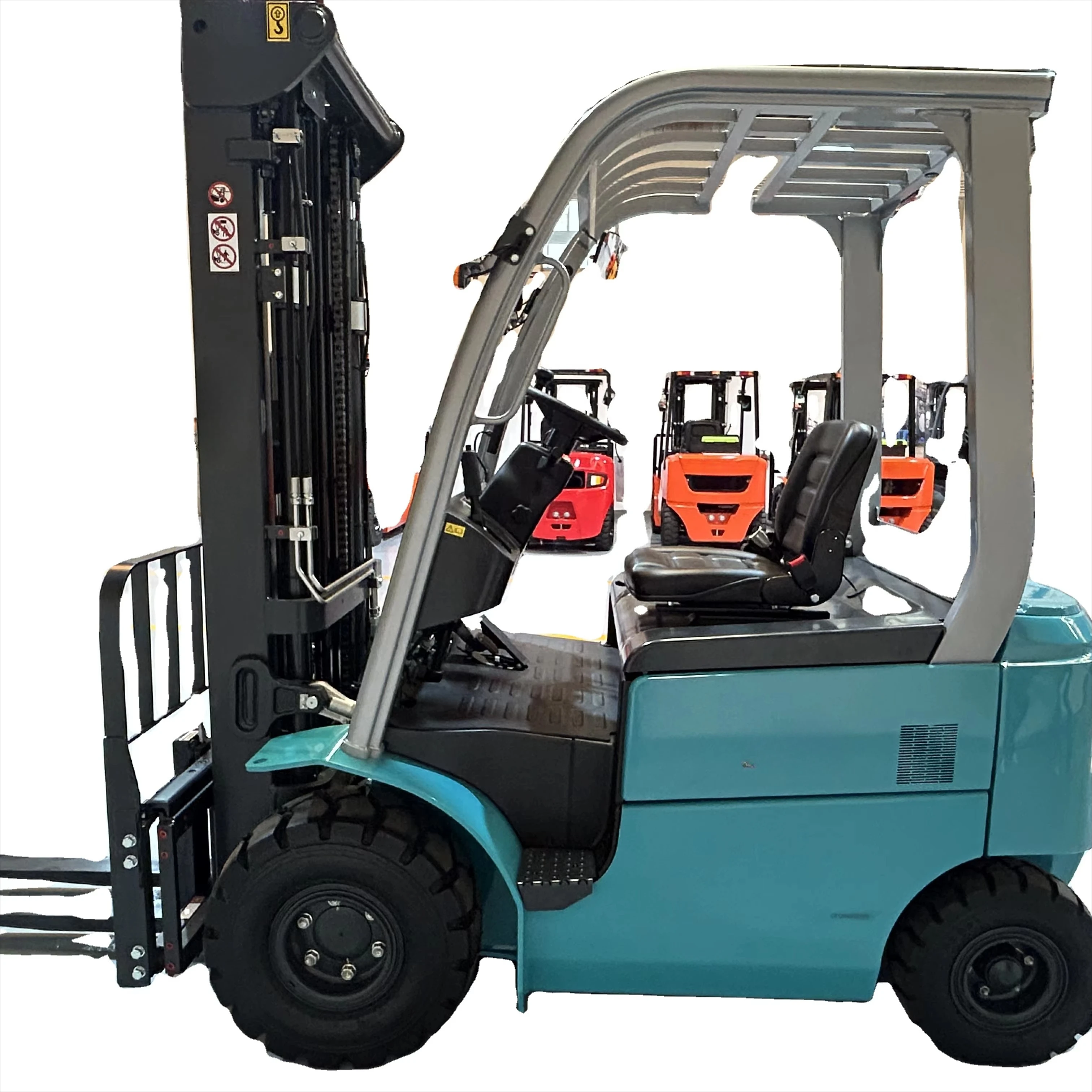 Compact 48V Electric Forklift with Hydraulic Lift, Forward/Reverse AC Drive Control