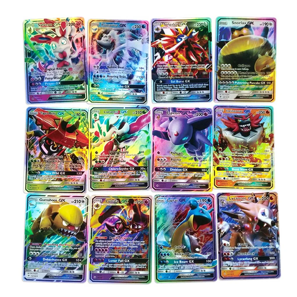 100x Safe Ingredients Pokemon Booster Box per superficie liscia e carte Pokemon Go di fascia alta