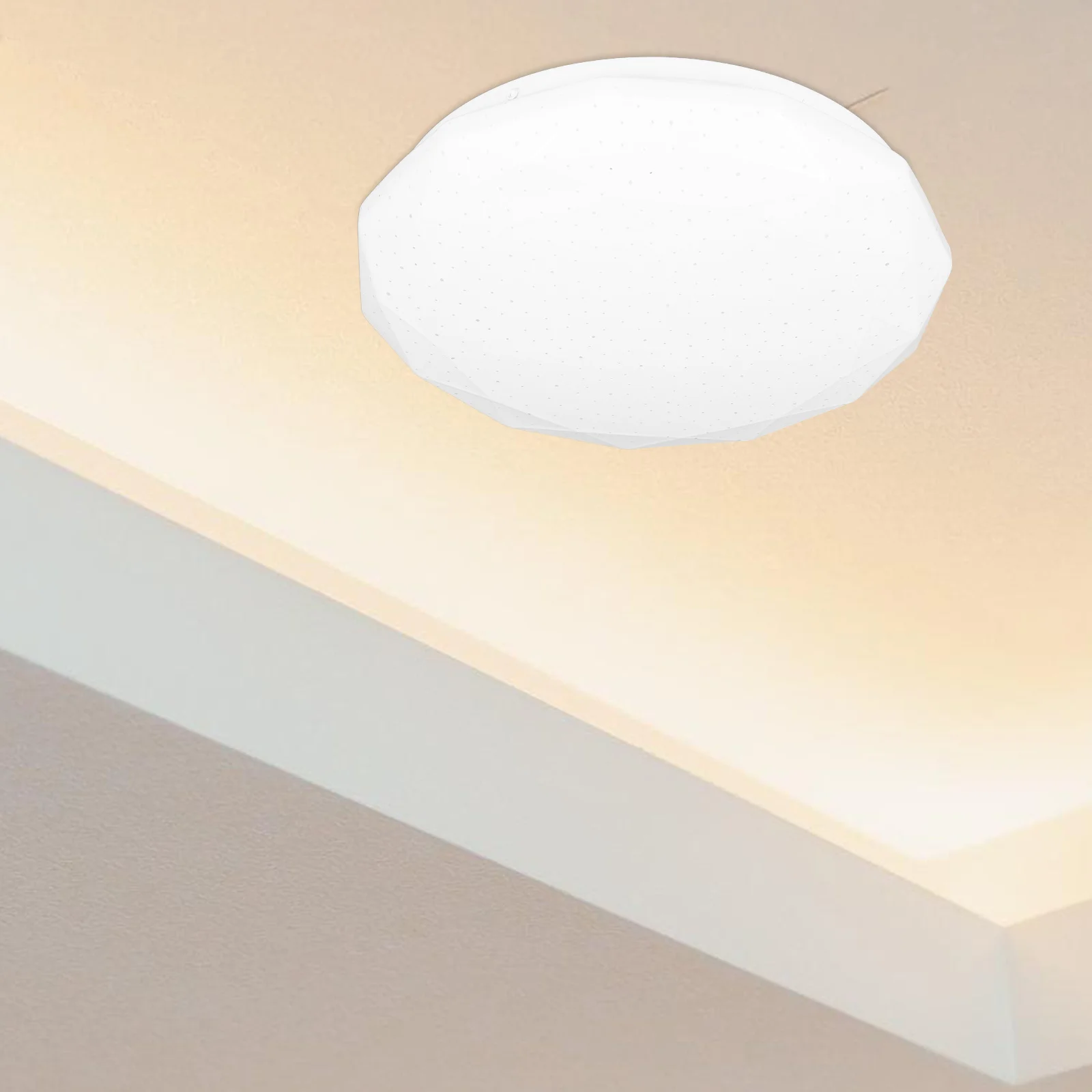 

Современный круглый абажур для потолочного светильника, сменный плафон для кухни, ванной, прихожей, равномерное рассеивание света