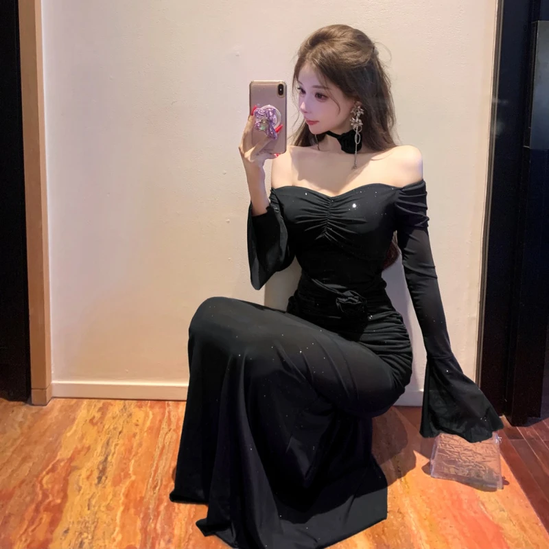 حفلة موسيقية ليلة الدانتيل متابعة الأزهار زين المجهزة التفاف الشق مساء ثوب اللباس #5