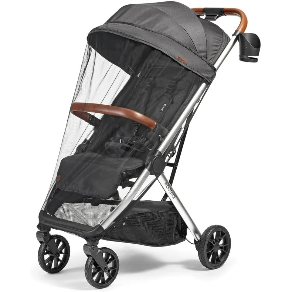 

baby stroller mosquito net cover for v2 lightweight stroller, breathable mesh protection, foldable storage