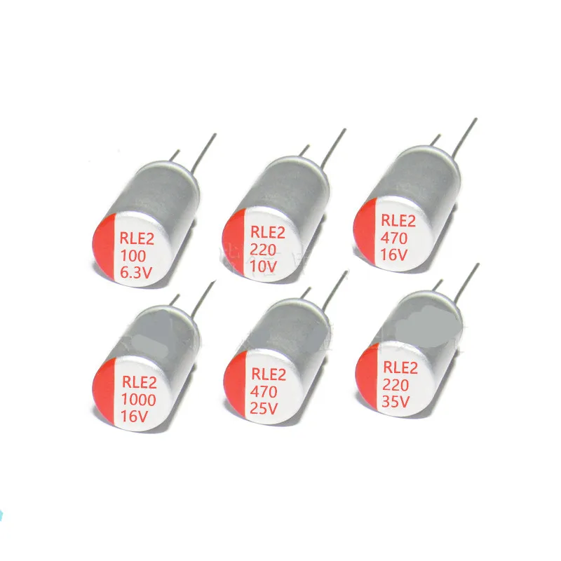 10PCS DIP Solid State Capacitor 6.3V/10V/16V/25V/35V/100UF/220UF/470UF/1000UF