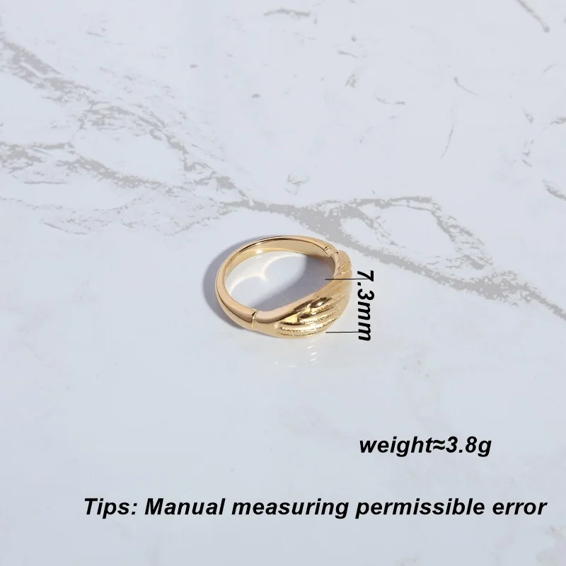 KITEAL aliexpress Gold color size 6 7 8 Maiden Tail ring Holding hands and embracing the ring prices in euros Women jewelry