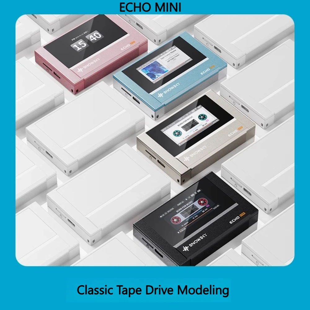 

FIIO SNOWSKY Echo Mini Portable MP3 Palyer Wireless Bluetooth HIFI Walkman Dual Output Interface 8GB Support DSD Retro Custom