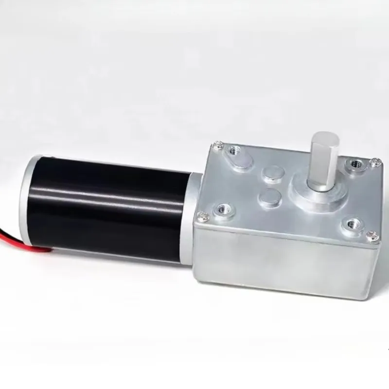 5840-31ZY Worm Gear Motor DC 12V/24V 7RPM~470RPM Speed Adjustable DC Gear Motor Miniature Small Motor High Torque High Power 5.0