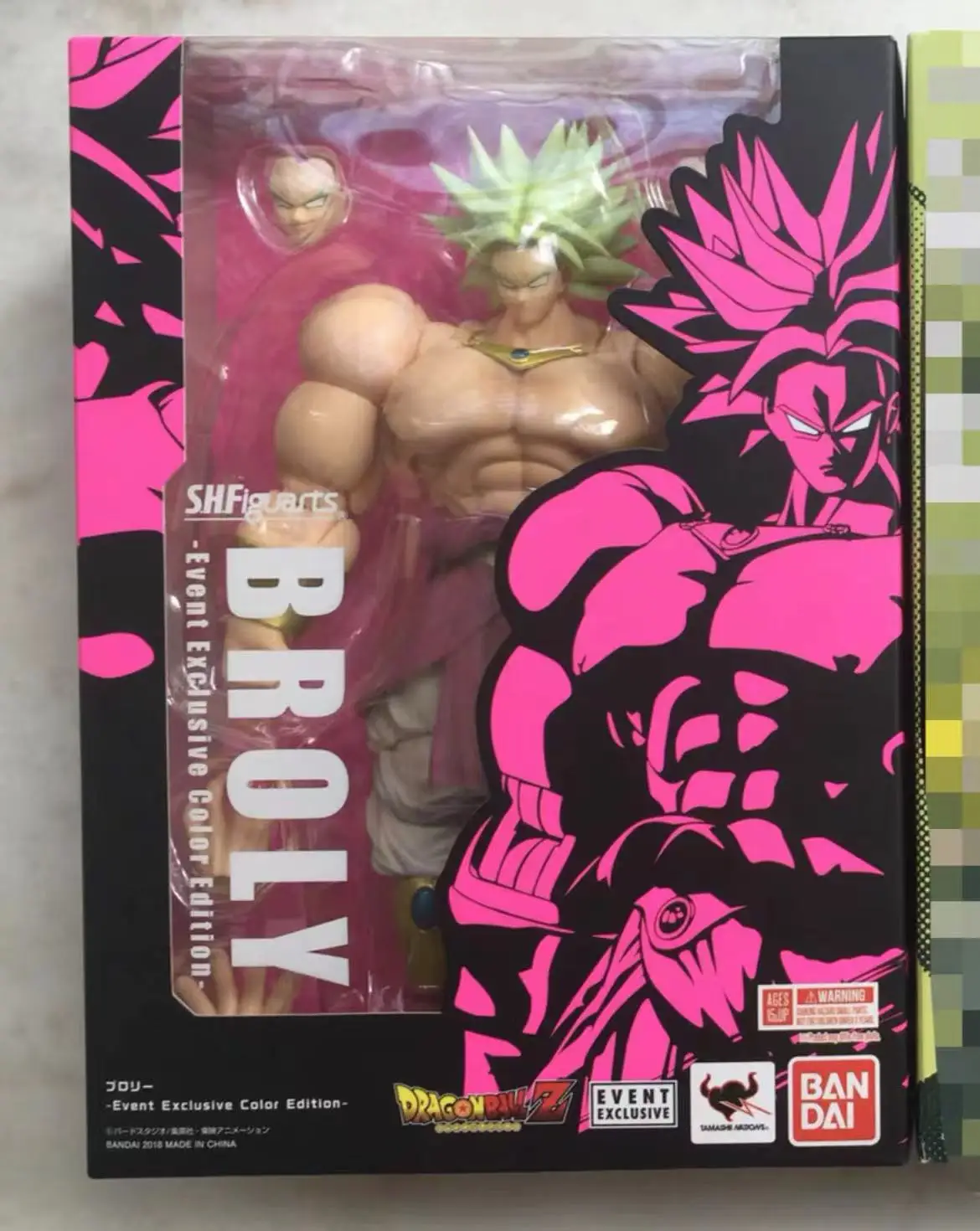 

100% Original Bandai Shf Sh Figuarts Dragon Ball Broly Sdcc 2018 Action Figuarts Anime Model Toys Figura Pvc Gifts In Stock