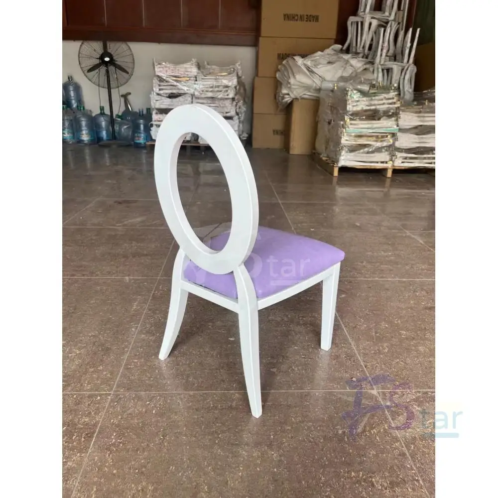 High Quality Hotel Restaurant Furniture Wholesale Stacking Golden Metal Stainless Steel Legs Dining Chair