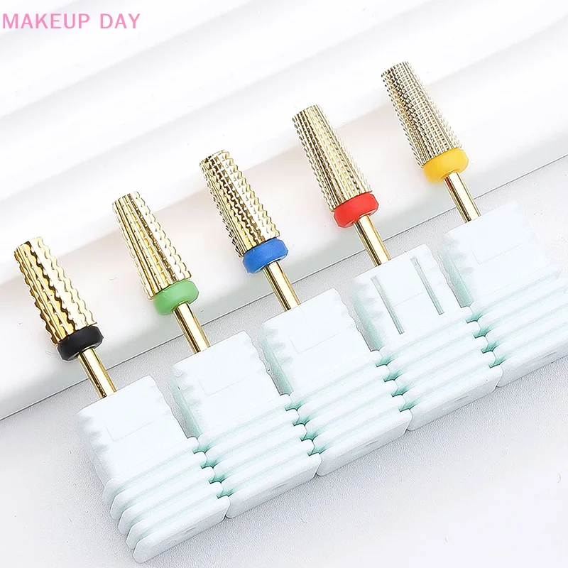 Carbide Tungsten Nail Drill Burr Bits Milling Cutter For Manicure Machine Electric Drill Bit Machine For Nail Tools Accessories