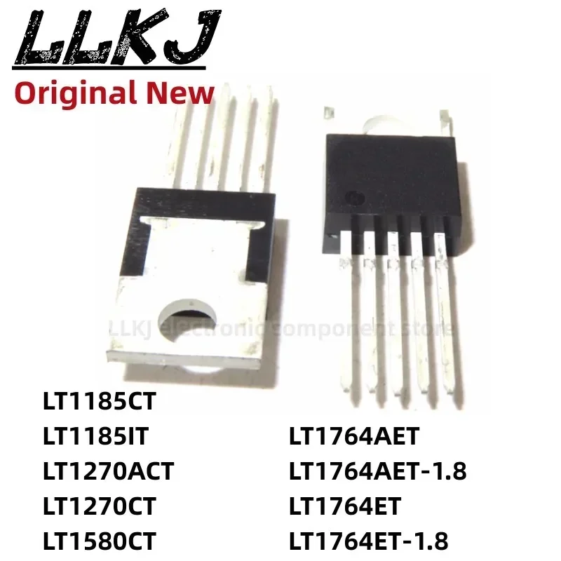 1pcs LT1185CT LT1185IT LT1270ACT LT1270CT LT1580CT LT1764AET LT1764AET-1.8 LT1764ET LT1764ET-1.8 TO220-5 MOS FET TO-220-5