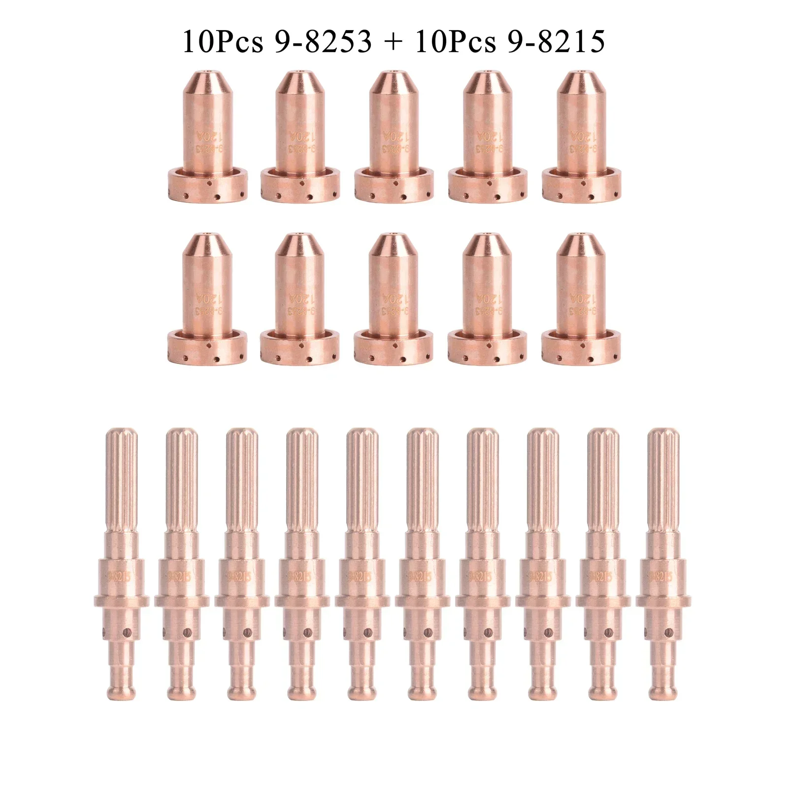 

20Pcs Plasma Electrode Tip 9-8253 120A Electrode 9-8215 Fit Thermal Dynamics SL60 SL100 Plasma Cutter Torch