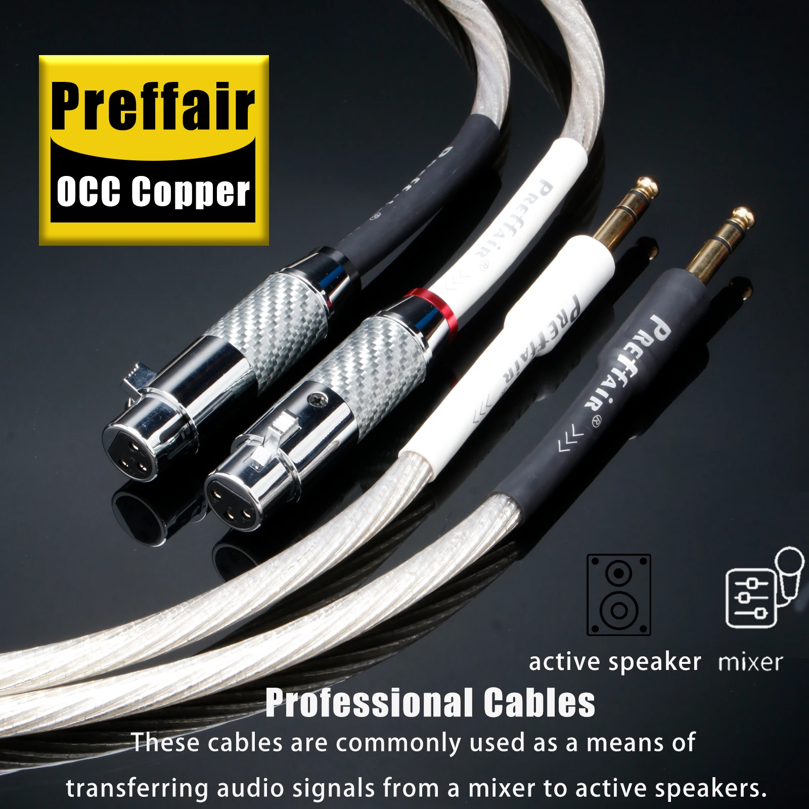 

Hi-Fi 6,35 мм TRS на 3-контактный XLR женский сбалансированный соединительный микрофонный шнур OCC посеребренный аудиоадаптер профессиональный патч