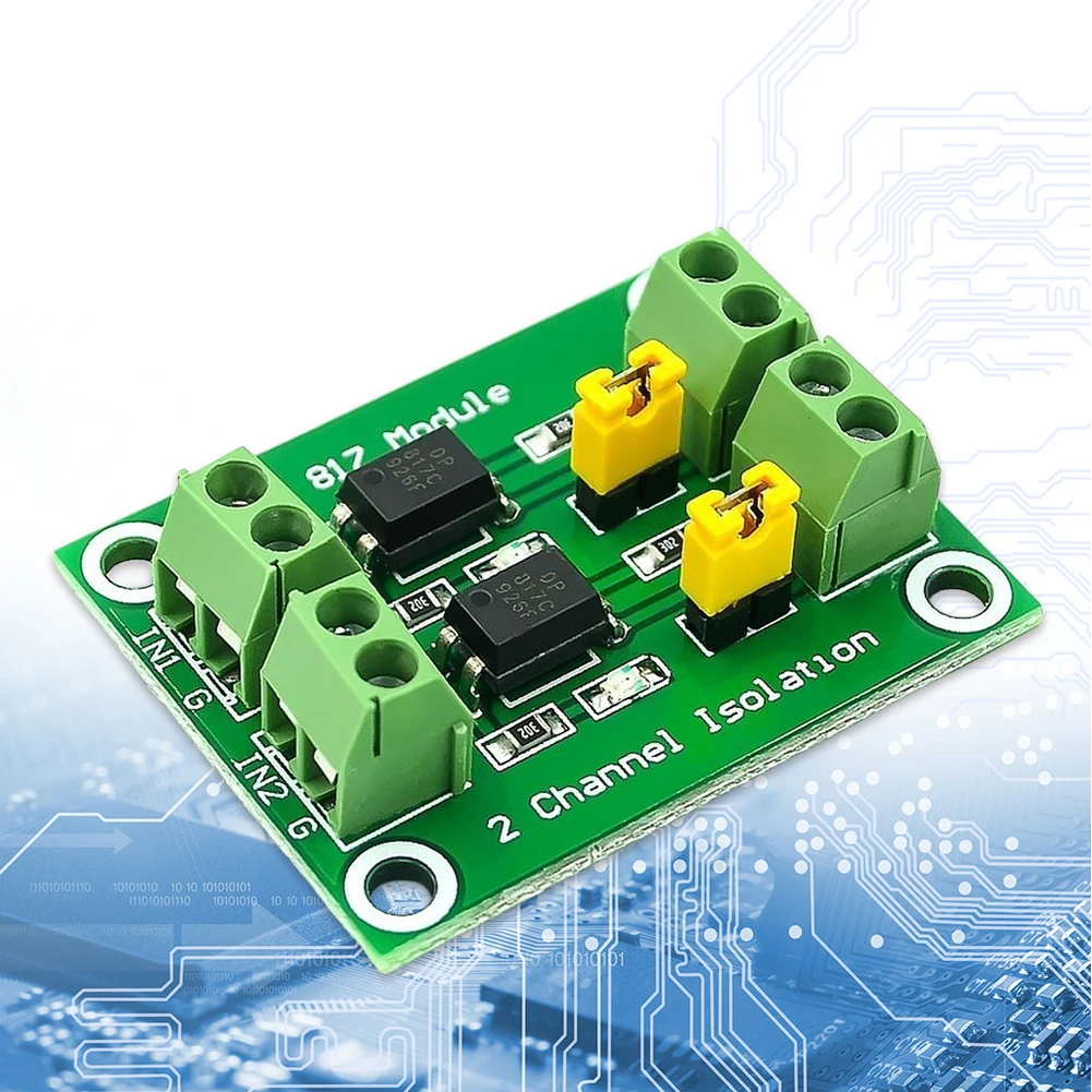 نقل عالي السرعة PC817 Optocoupler عزل مجلس محول جهد كهربي وحدة محول 2/4/8 قناة حجم صغير لتقوم بها بنفسك أطقم