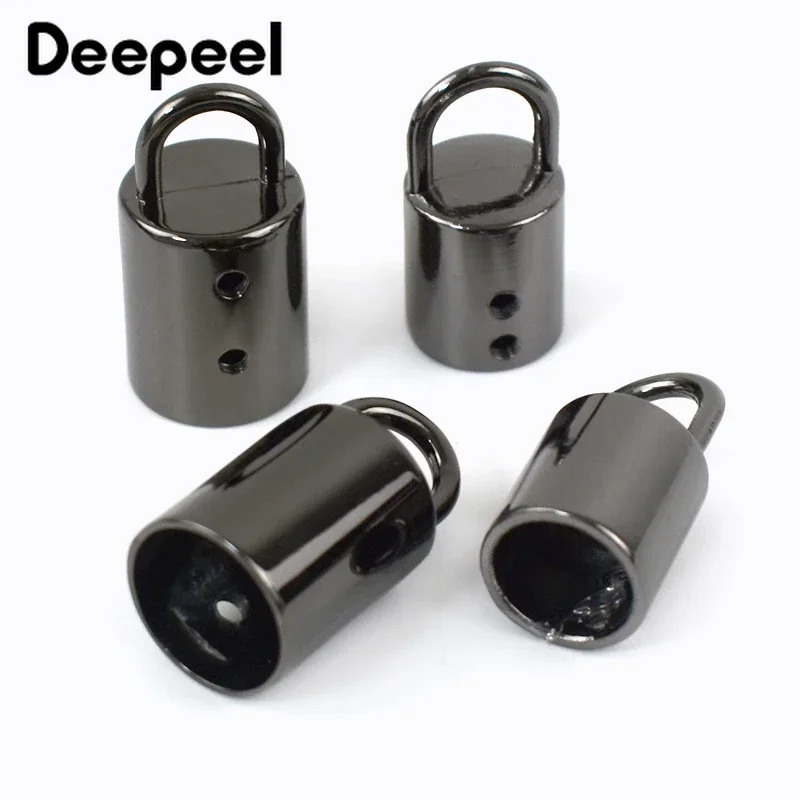 5/10Pcs Deepeel 11/14mm Metal Screw Hook Buckles Bag Tassel Cap Clasp Bags Strap Connector Rope Cord Lock DIY Hardware Accessory