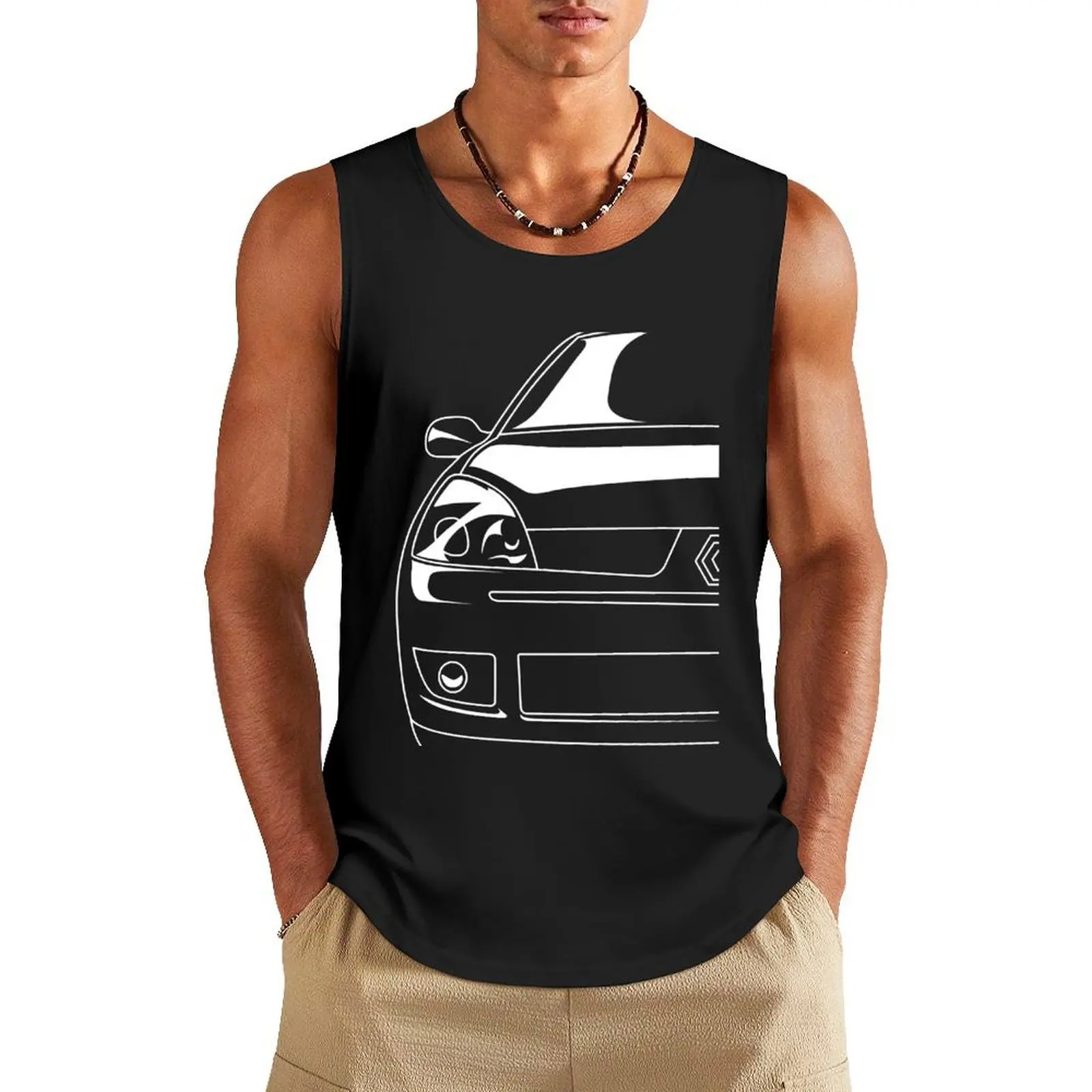 

Clio 182 Front T-Shirt.png Tank Top Bodybuilding shirt Top summer men gym best selling products