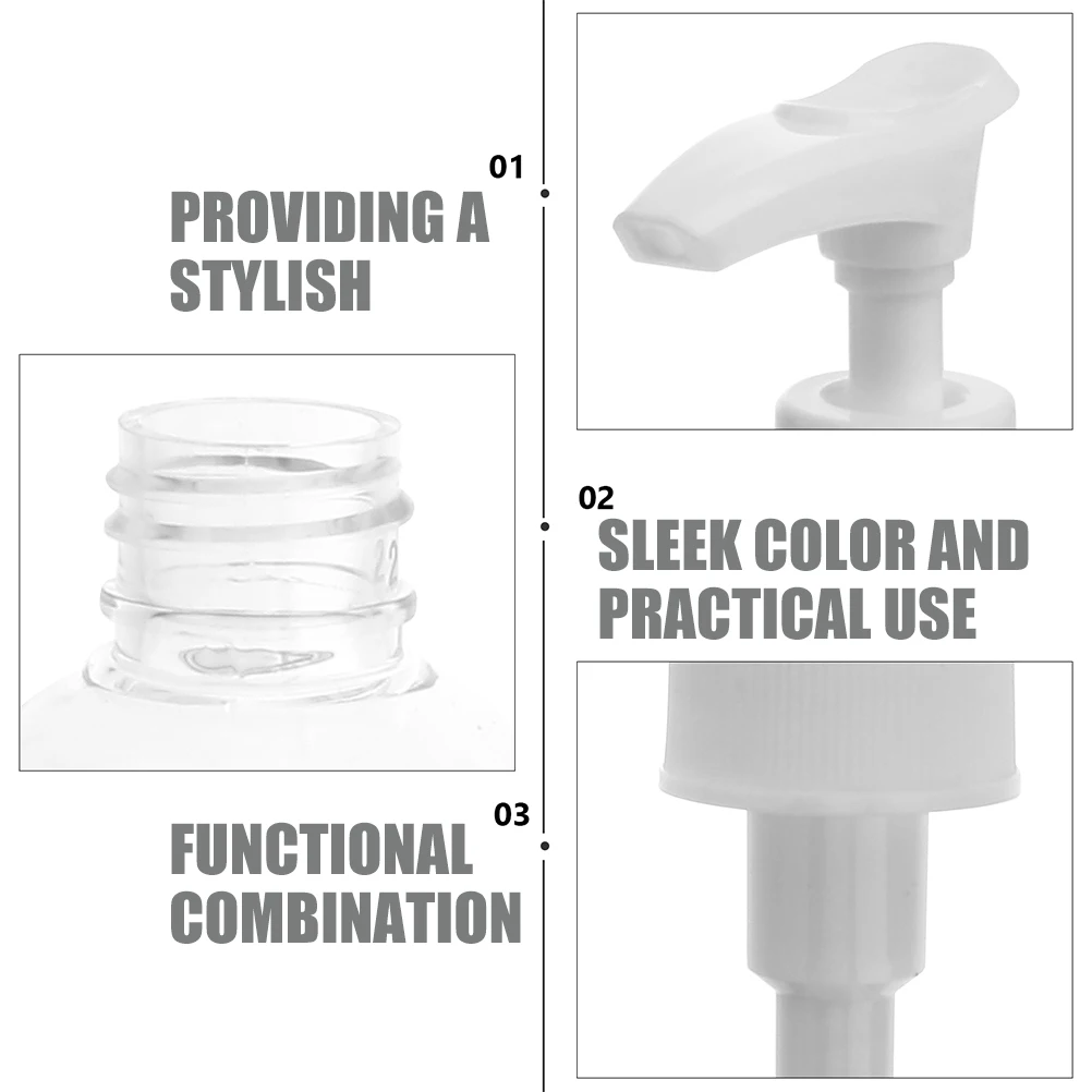 

5pcs 100ml Brown Refillable Pump Bottles Empty Shampoo Containers Travel Portable Leak Proof Plastic Lotion Bottle Dispenser