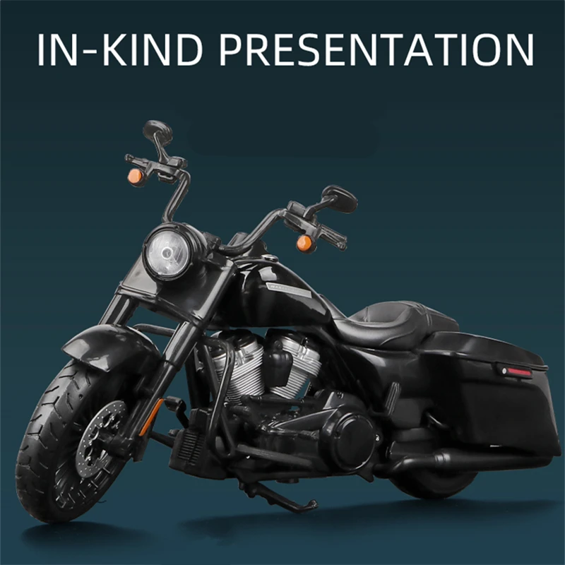 

Maisto 1:12 Harley Road King Special Alloy Classic Motorcycle Model Simulation Diecasts Metal Sports Motorcycle Model Kids Gifts