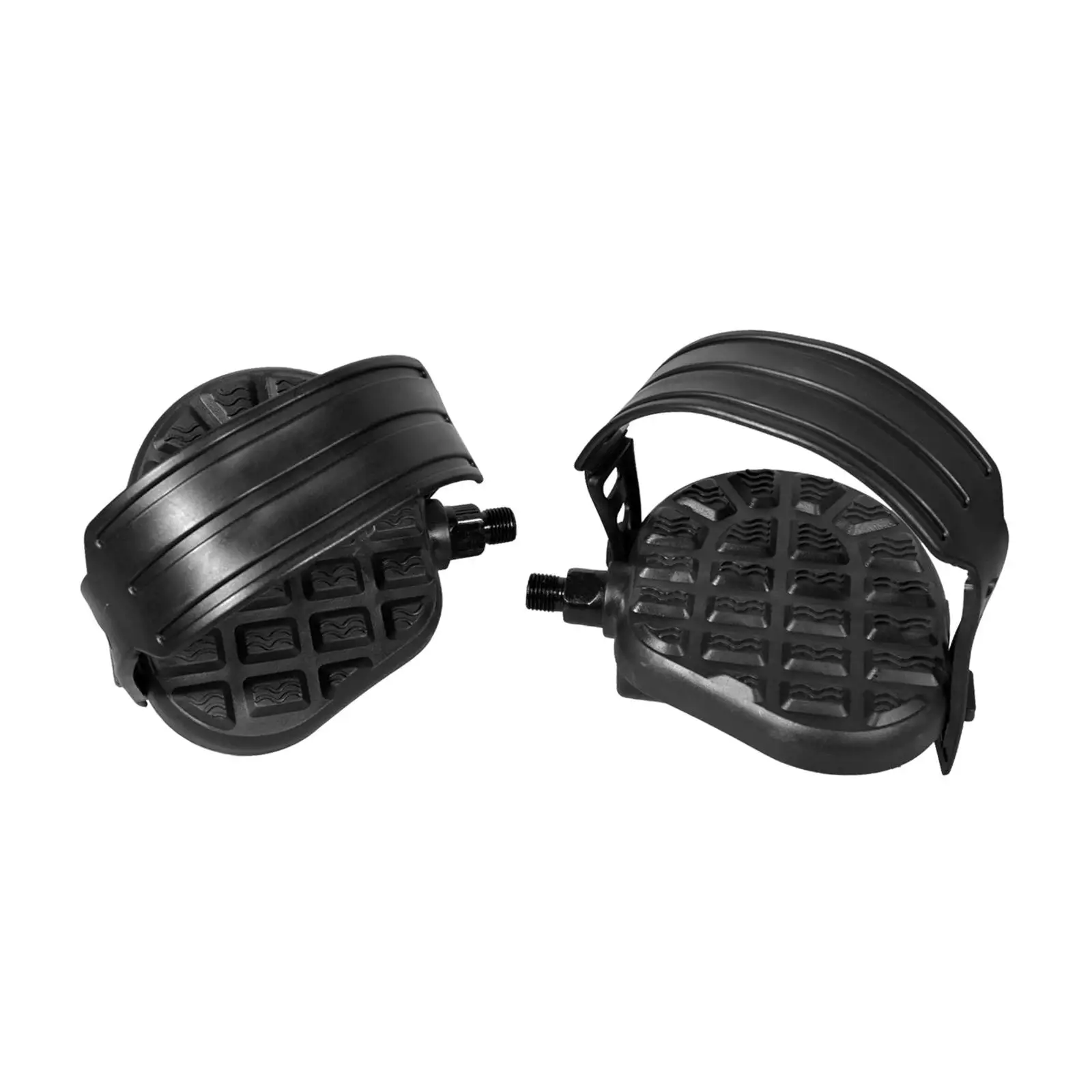 Pedali per bicicletta con clip e cinghie, fermapiedi per bicicletta, gabbie e tacchette, da strada