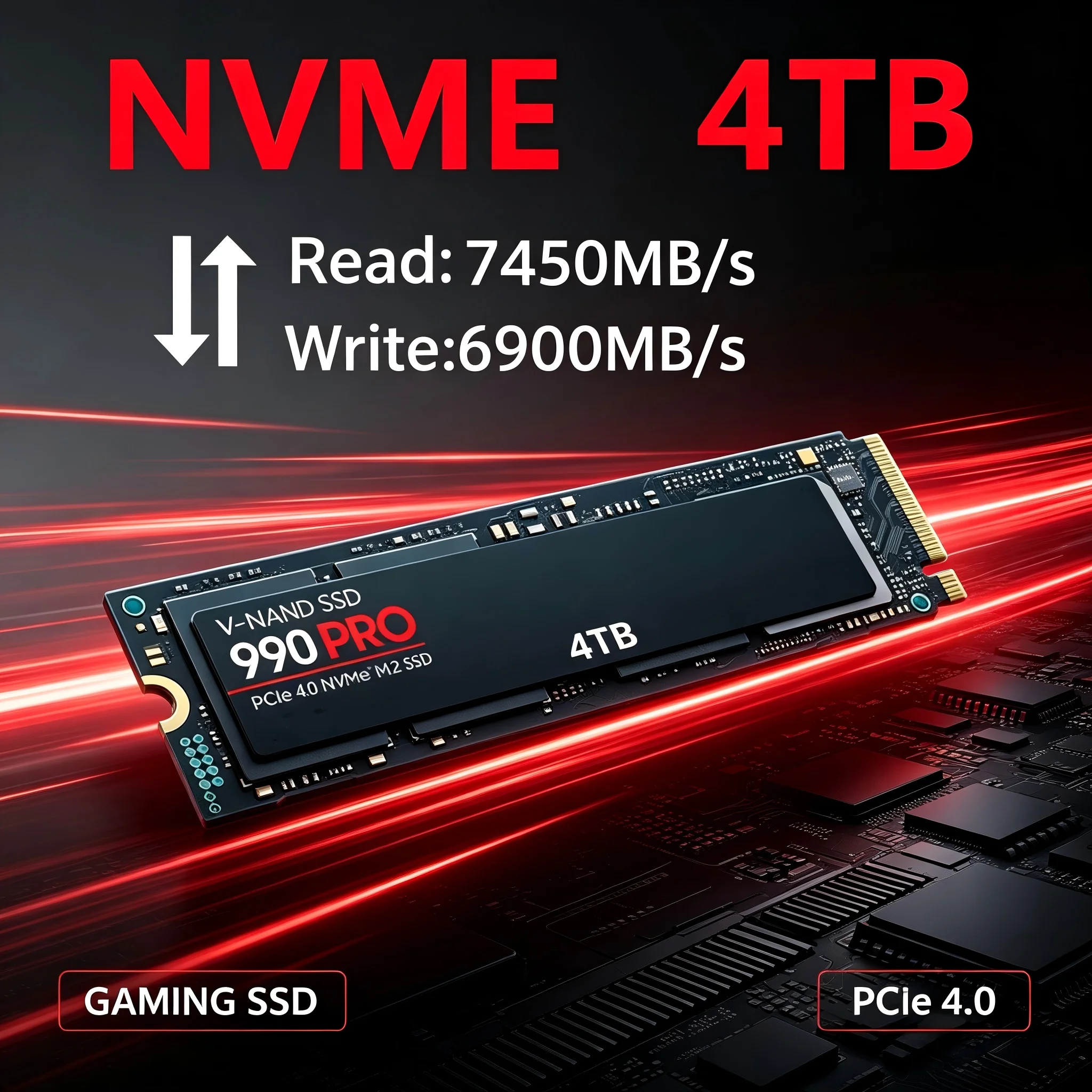 External Nvme Ssd - M.2 2280 PCIe4.0 NVMe SSD 990