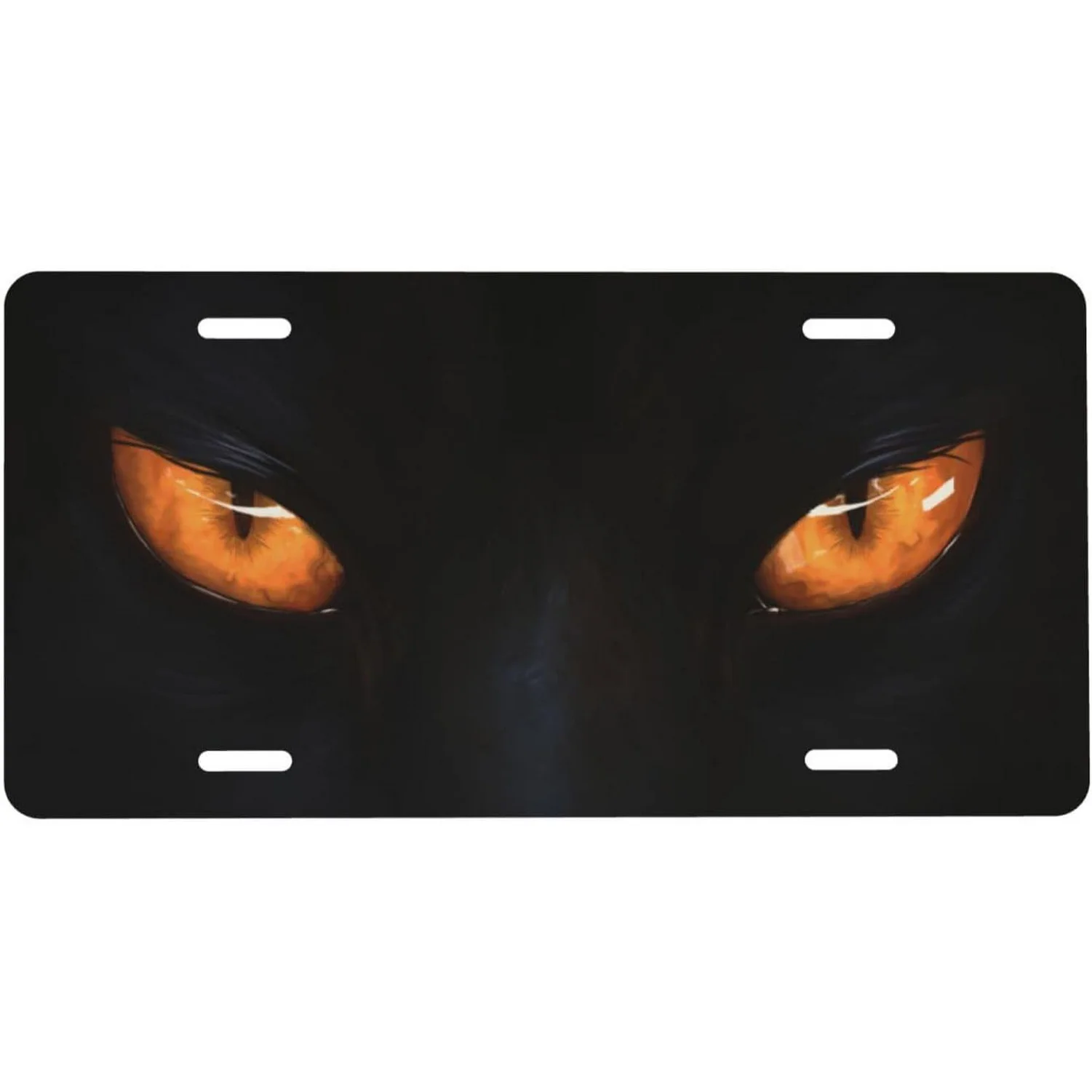 Animal Eyes License Plates for Wall Decoration Metal Tin Signs Vintage Tags Metal Automotive Signs For Cafe Bar Club Garage Pubs