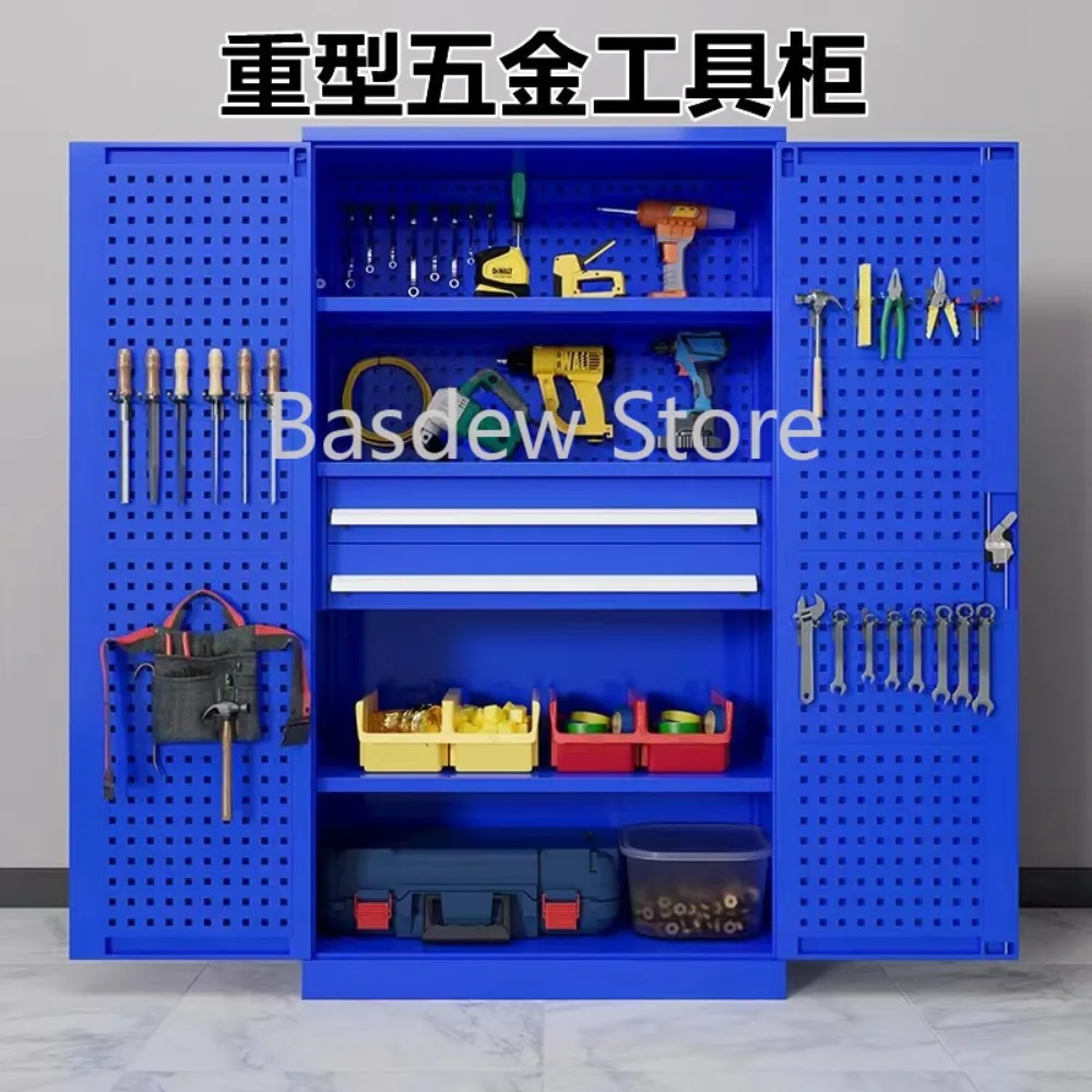 

Heavy-Duty Tool Cabinet Workshop Hardware Tool Storage Cabinet Multi-Functional Drawer Maintenance Auto Repair Safety Locker