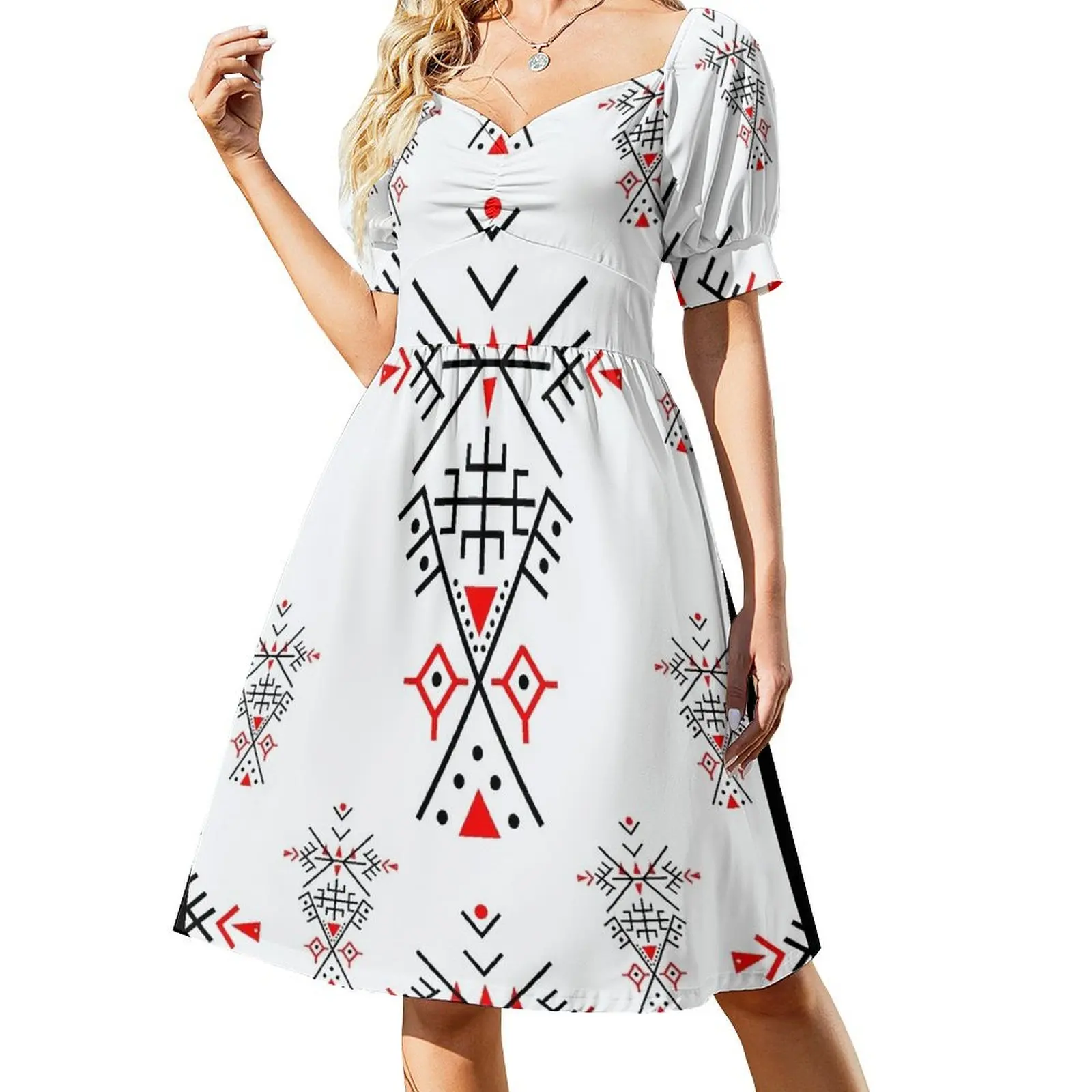 

kabyle pattern Short Sleeved Dress dresses korean style dresses for official occasions sexy dress Elegant gowns Dress