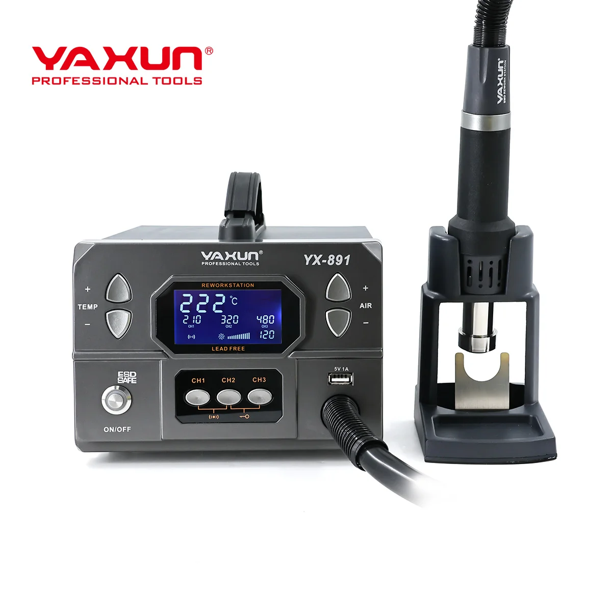 YAXUN YX891 Professional Lead-Free hot Air Gun Intelligent Digital