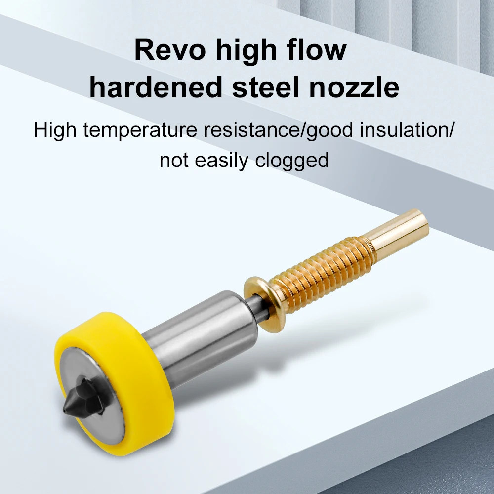 Für REVO Düse verbesserte High Flow einteilige gehärtete Stahldüse 0,2 0,4 0,6 0,8 mm Hotend Kit Düsen 3D-Druckerzubehör – Detail 2