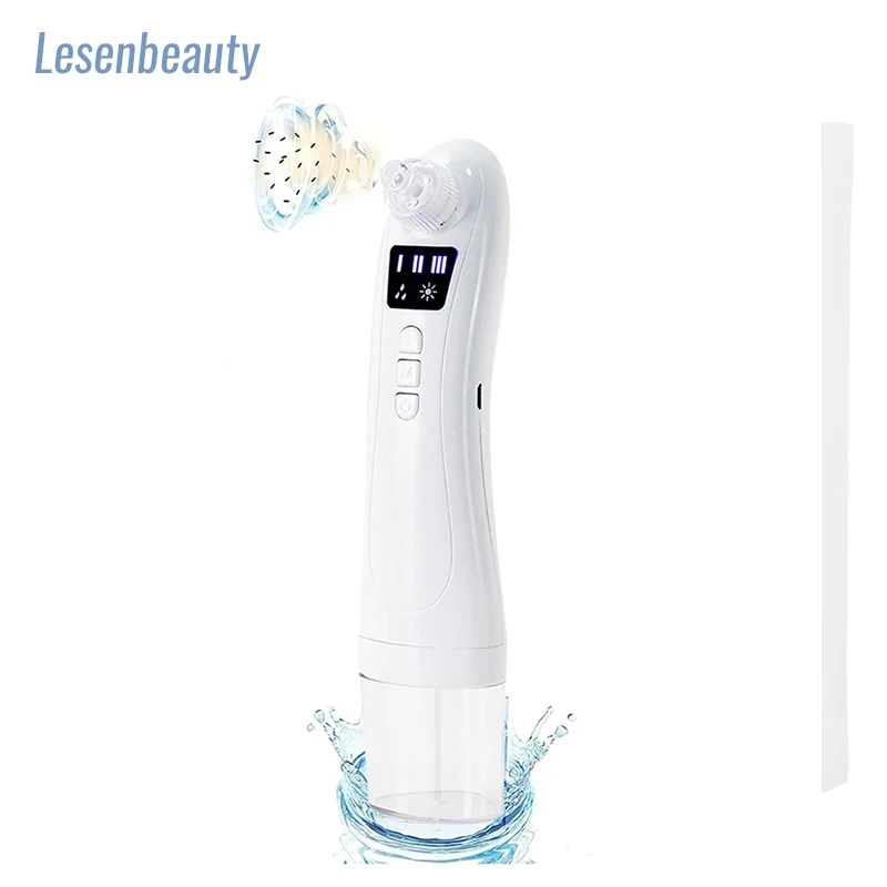 Blackhead Remover Hot Compress Pore Cleaner Vacuum Suction For Acne Pimple Black Dot Removal Skin Care Tools Permanent Beauty ve