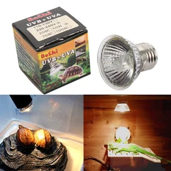 25/50/75W Reptile Lamp Bulb Amphibians Lizards Turtle Basking UVA+UVB 3.0  Light Bulbs Heating Lamp Temperature Controller 1Pc