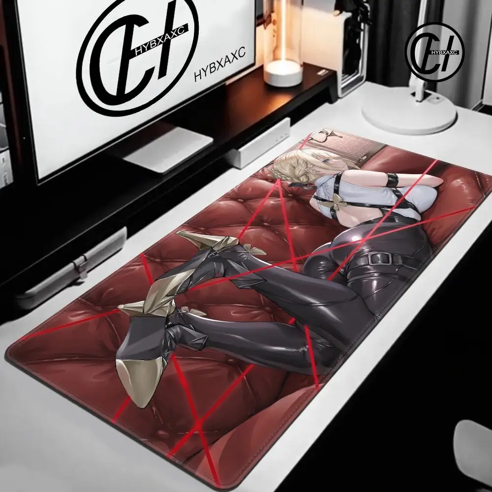 Zenless Zone Zero Evelyn Chevalier 900x400mm XXL لوحة ماوس كبيرة teclado لوحة ماوس كمبيوتر محمول أنيمي مكتب لوحة المفاتيح deskmat