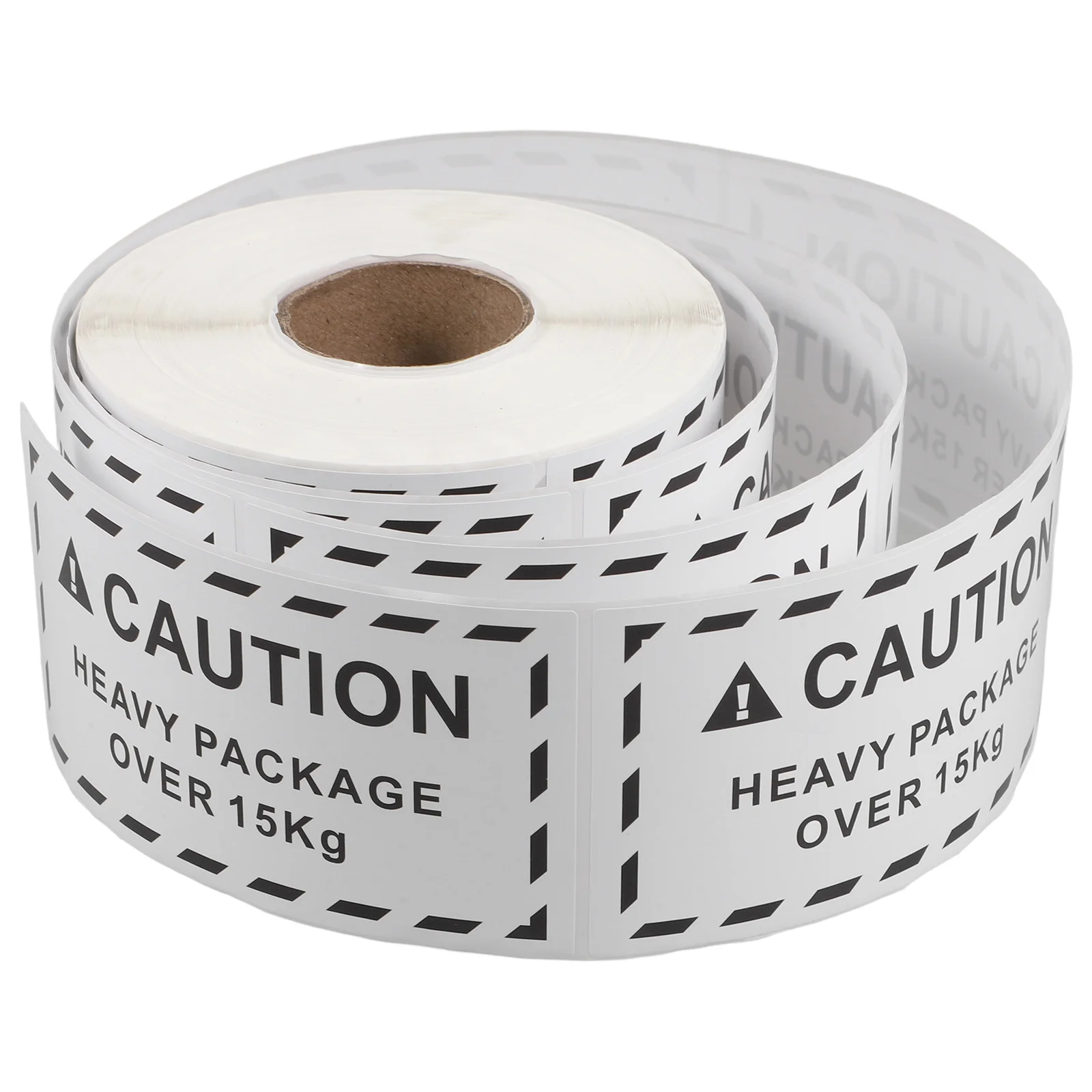 1 Roll Heavy Load Shipping Labels Permanent Adhesive Fluorescent Warning Stickers High Adhesion Caution Labels for Packing