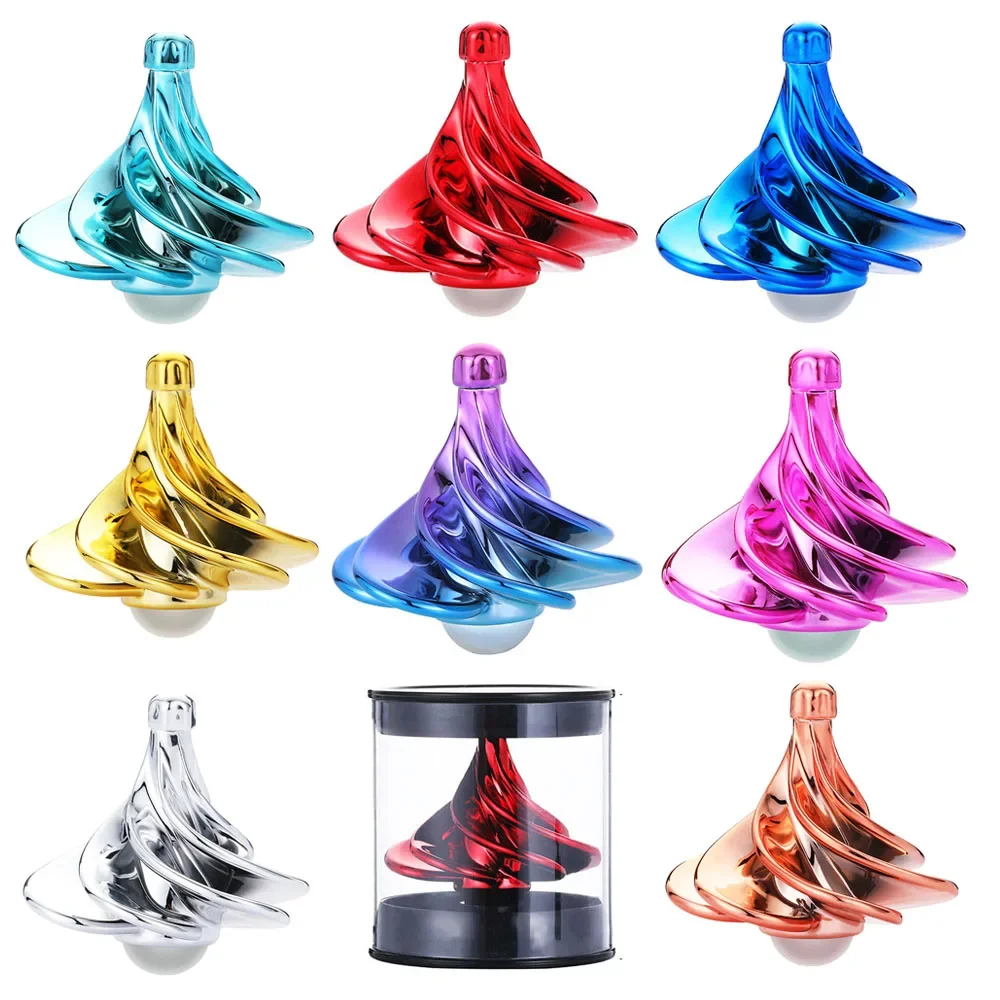 WinSpin Wind Power Spinning Top Tip EDC Anti Stress Reducing Toys Hand Mini Fidget Best Spinner Rotating Anxiety For Children