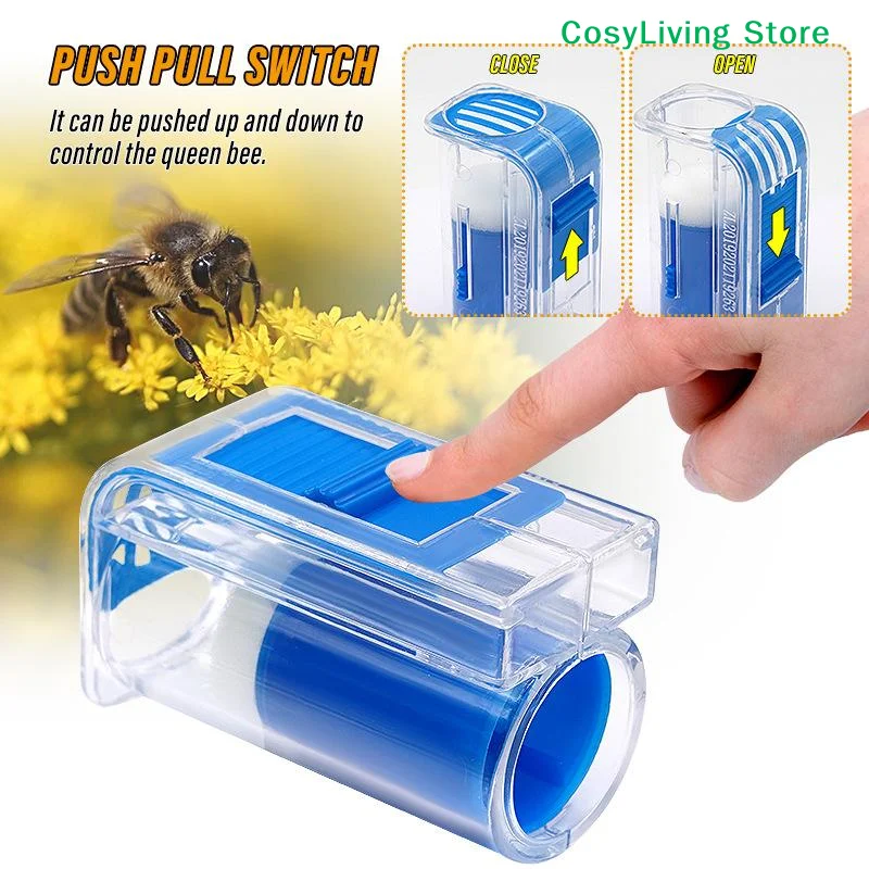 [CL]Queen Bee Marking Bottle Plastic Marking Cage Bee Catcher Marker Tool For Beekeeping Apiculture Supplies[CL]