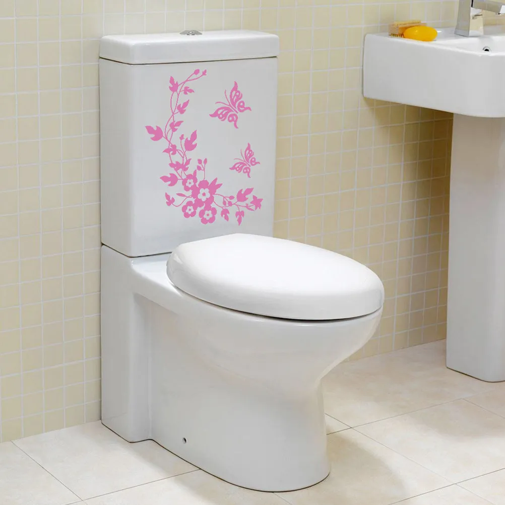 Wall Stickers PVC Art Decals for Bedroom Bathroom Toilet Seat Removable Decor Safe Non Toxic Easy Reusable Home Wall Decor