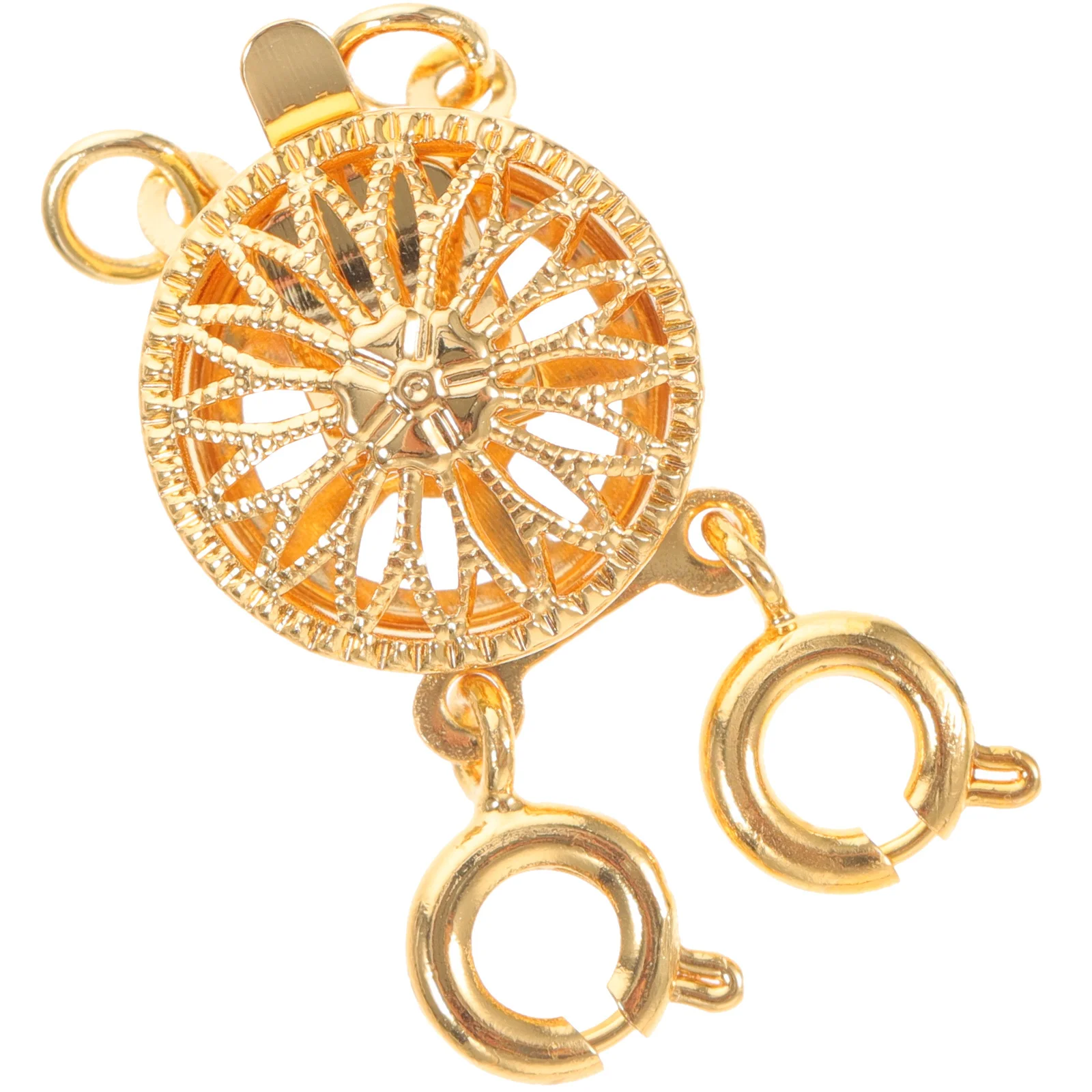 Многослойная застежка для ожерелья из нежной меди, разделитель для не спутывающихся двойных ожерелий, принадлежности для изготовления ювелирных изделий своими руками