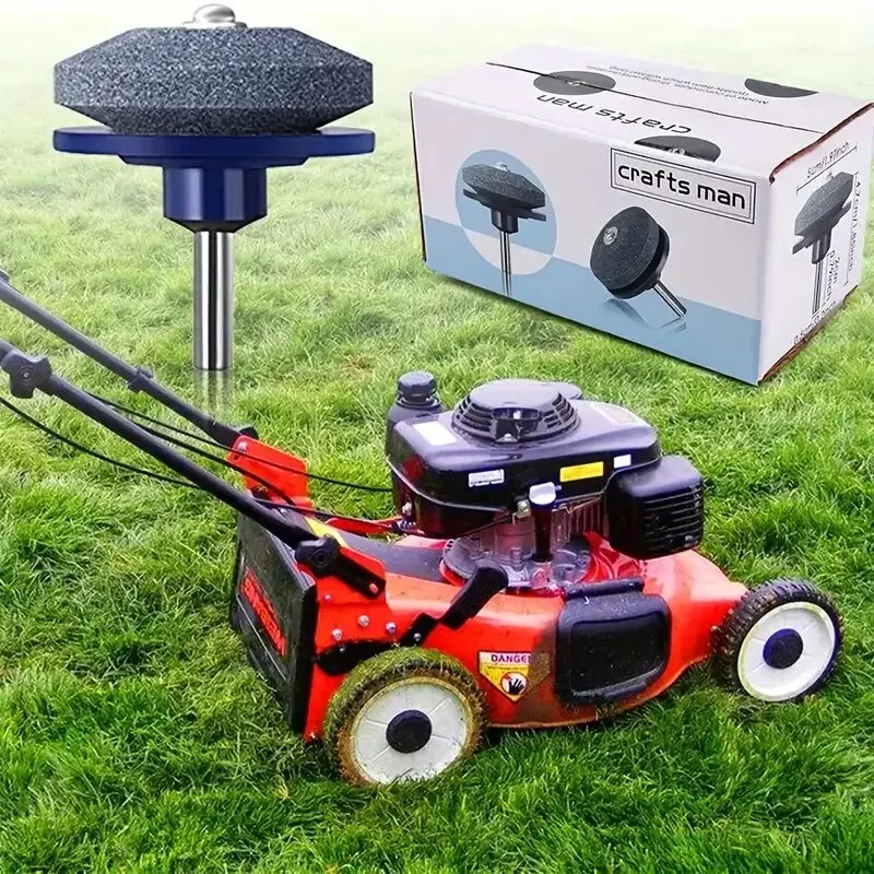 

5pcs Electric Lawn Mower Sharpener With Wear-Resistant Grinding Head And Whetstone Sander