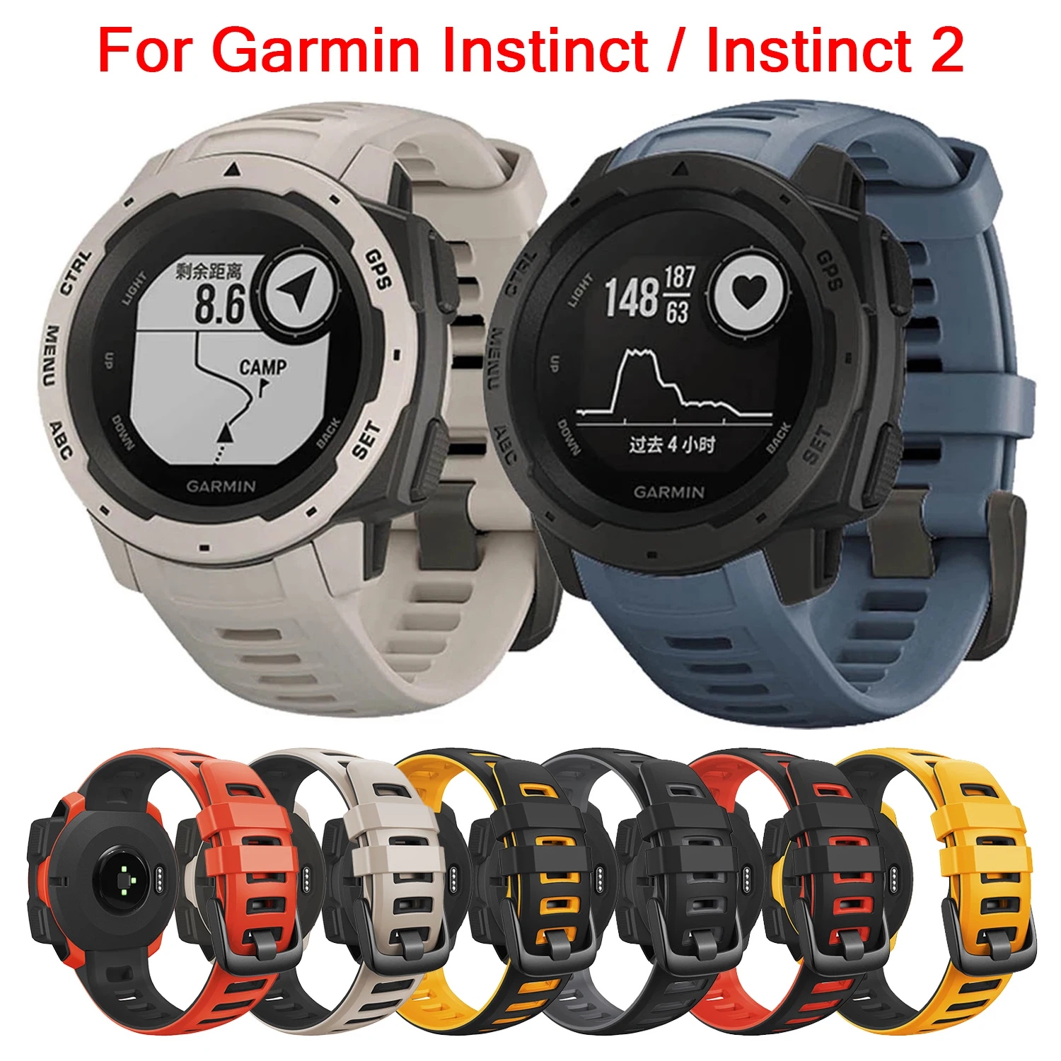 

Strap For Garmin Instinct Solar Tactical Esports Tide Crossover Smart Watch Band Bracelet for Instinct2 Solar Tactical Watchband